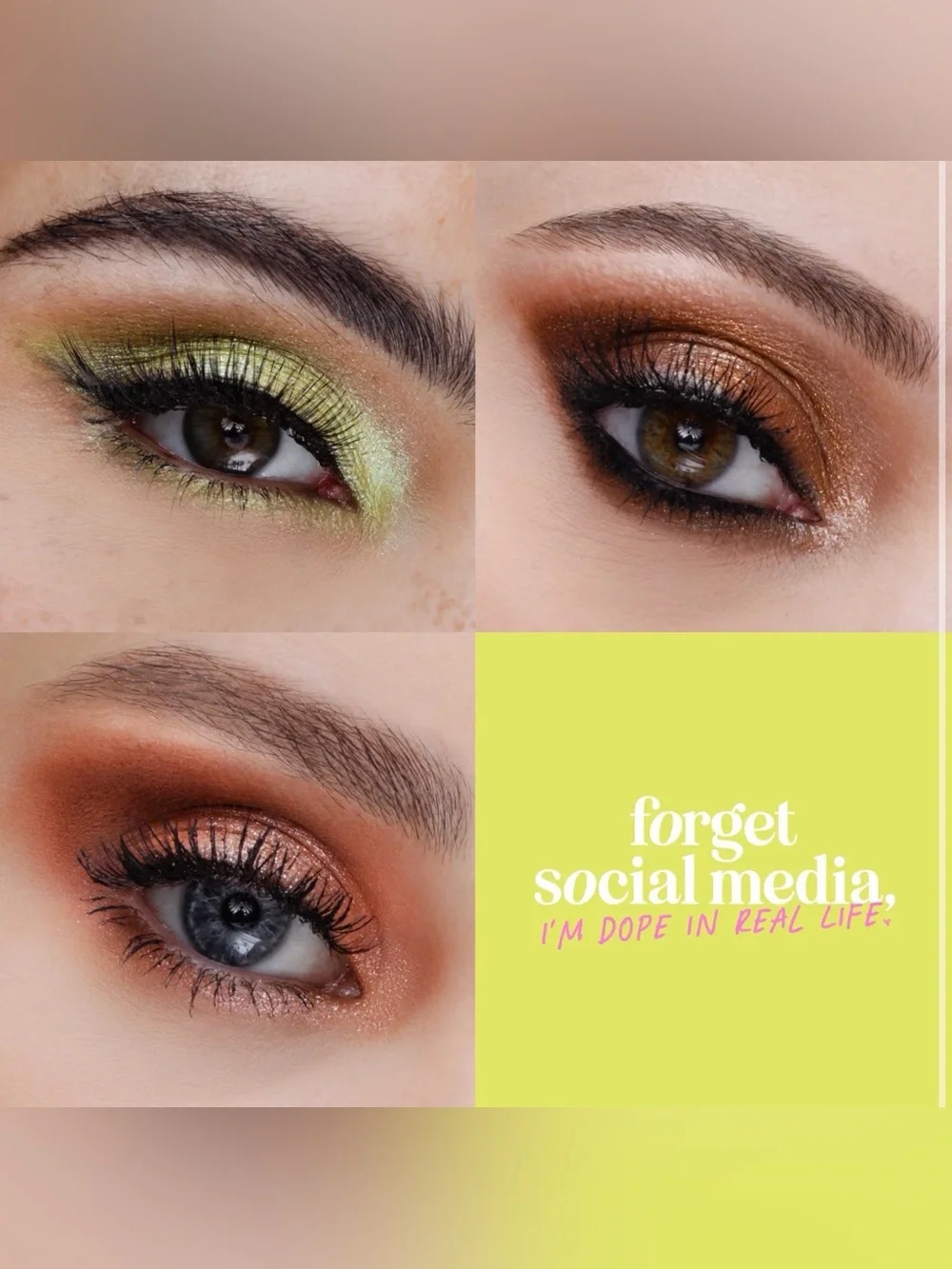 Polite Society Dope In Real Life Eyeshadow Palette Polite Principles Brand New